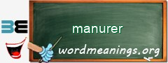 WordMeaning blackboard for manurer